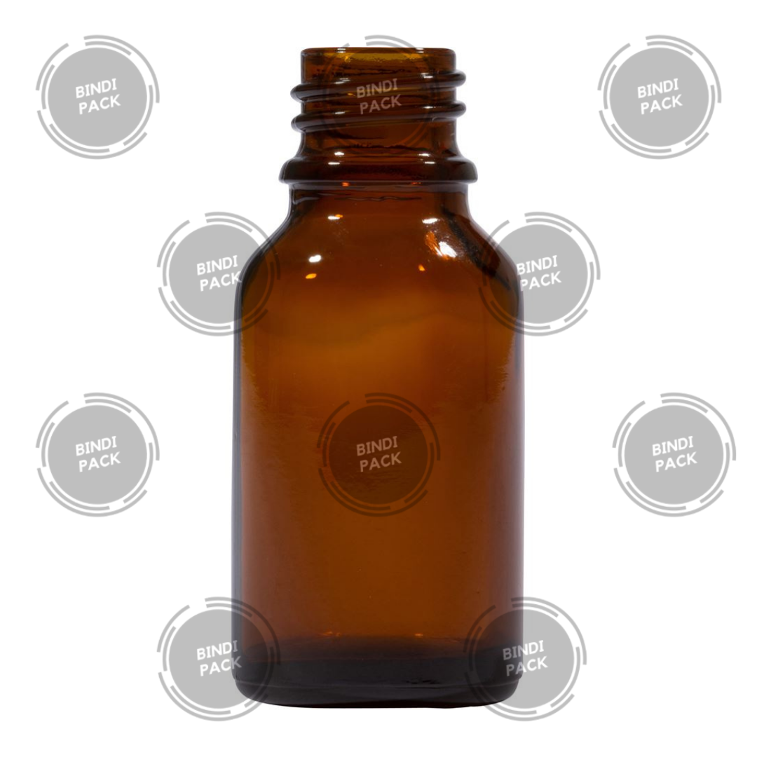 Amber Glass Bottle With Dripolator Lid